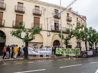 Acte de suport als encausats pel Siurana. Maig 2022 - Font: Tere Balañà